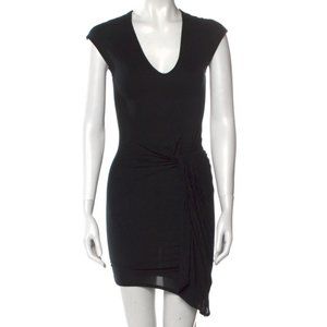 Helmut Lang Asymmetrical Midi Dress